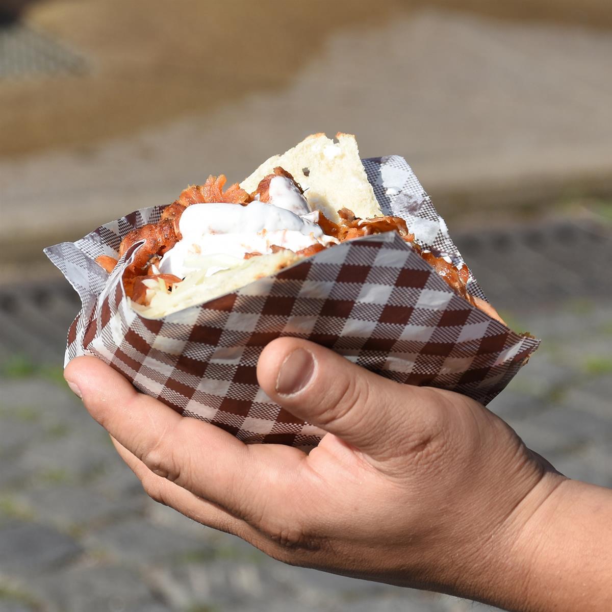 Papierbeutel Karo 14 x 19 cm - 500 Stück