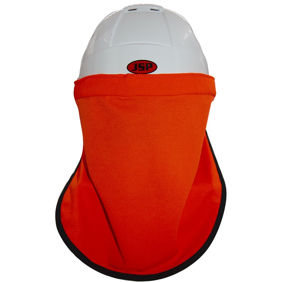 Nackenschutz Farbe leuchtorange UV 50+