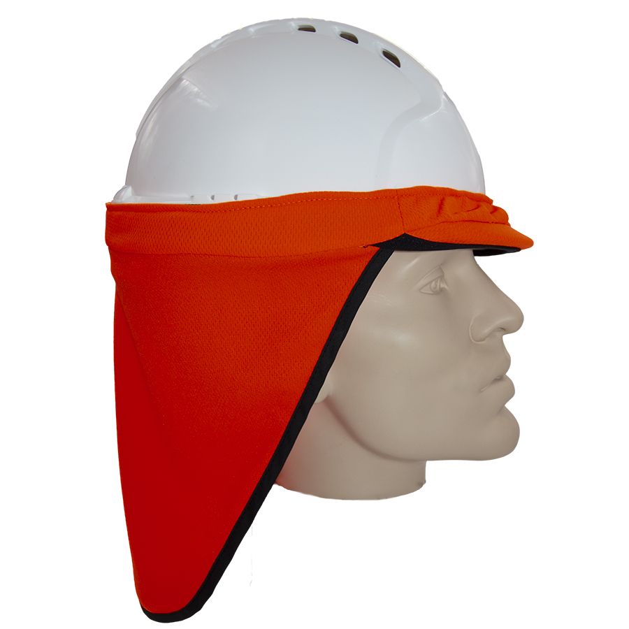 Nackenschutz Farbe leuchtorange UV 50+