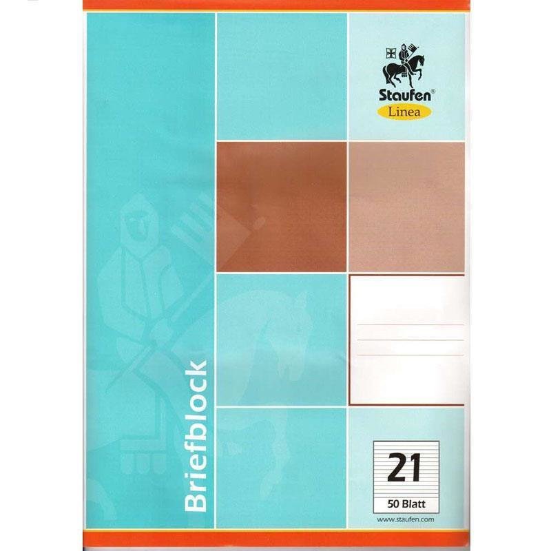 Staufen Briefblock A4 50 Blatt liniert