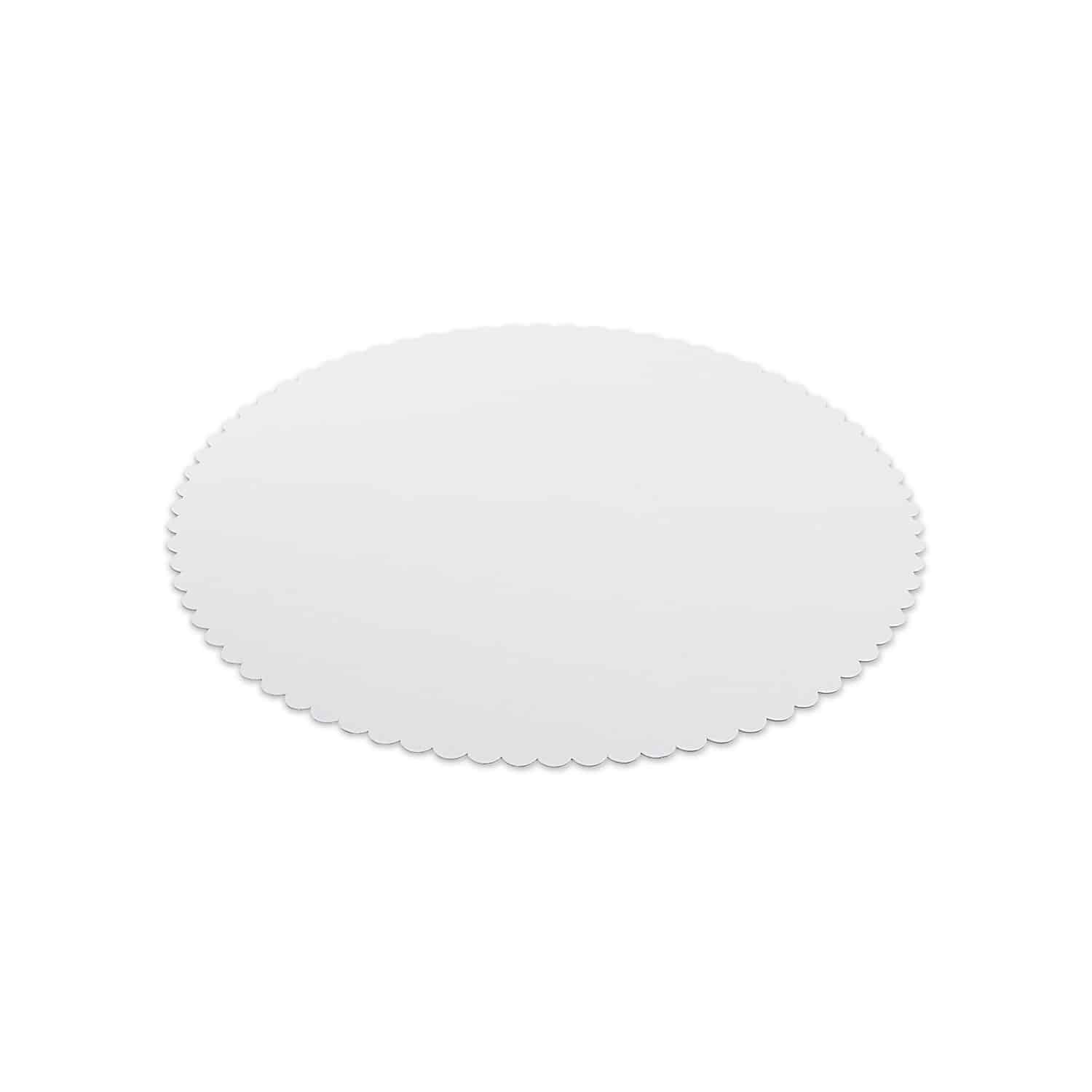 Tortenunterlage aus Pappe weiß 28cm - 100 Stück