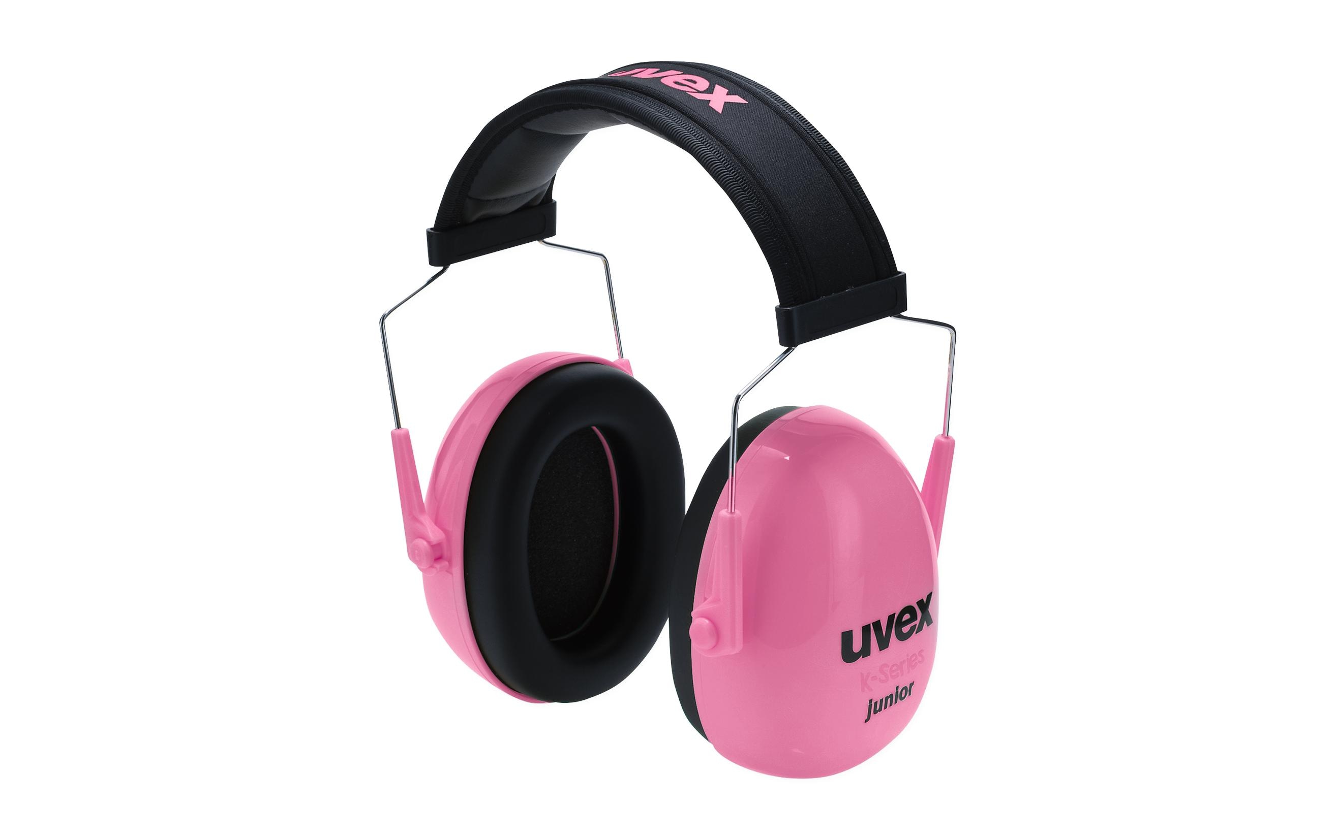 uvex Kapsel-Gehörschutz K Junior, pink / schwarz