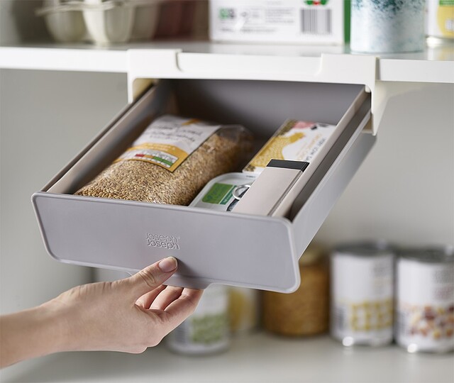 Schublade Joseph Joseph zum Anbringen im Regal CupboardStore Fb. weiß / grau