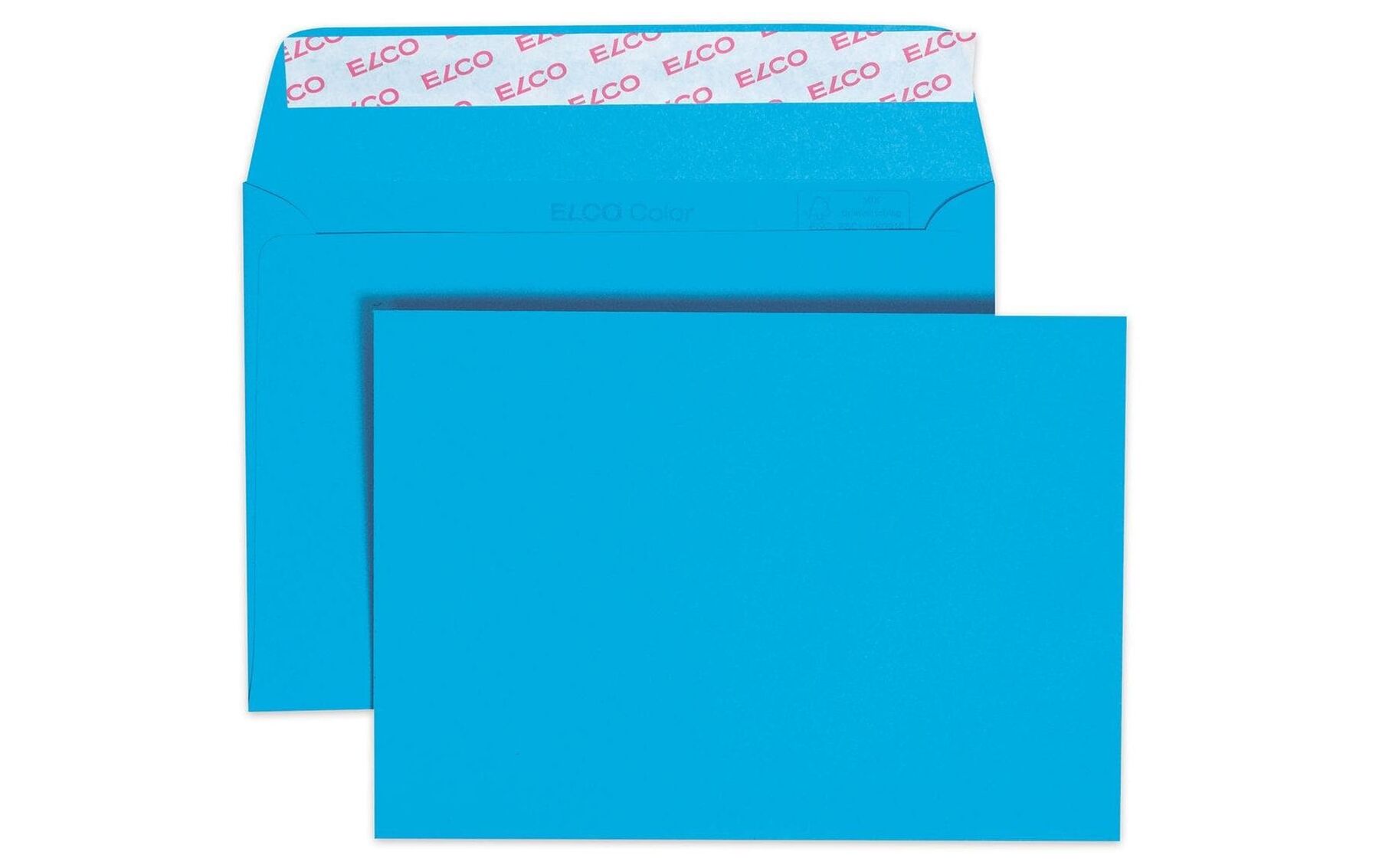 Couvert Office o/Fenster C6 100g, blau 25 Stück ELCO 74634.32