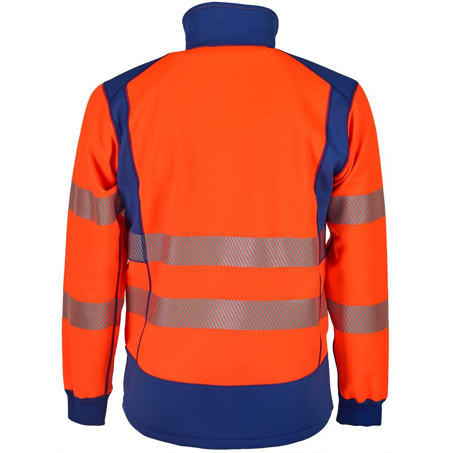 Warnschutzjacke HUSKY II, leuchtorange/blau