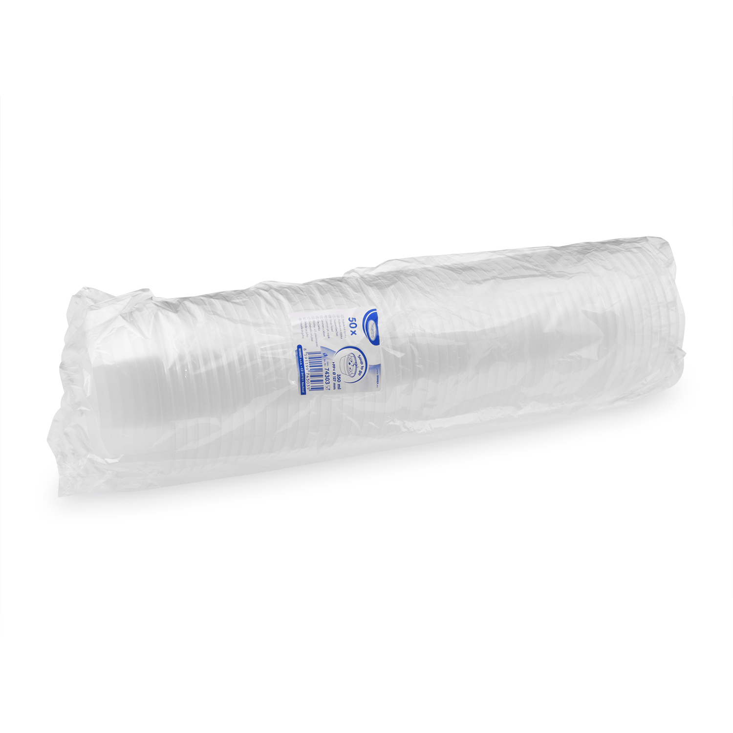 Schale (PP) klar 127mm 350ml - 50 Stück