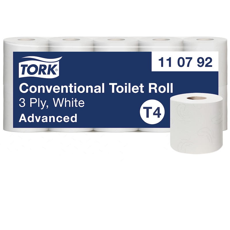 TORK-110792 weiches Kleinrollen Toilettenpapier Advanced – 3-lagig - T4
