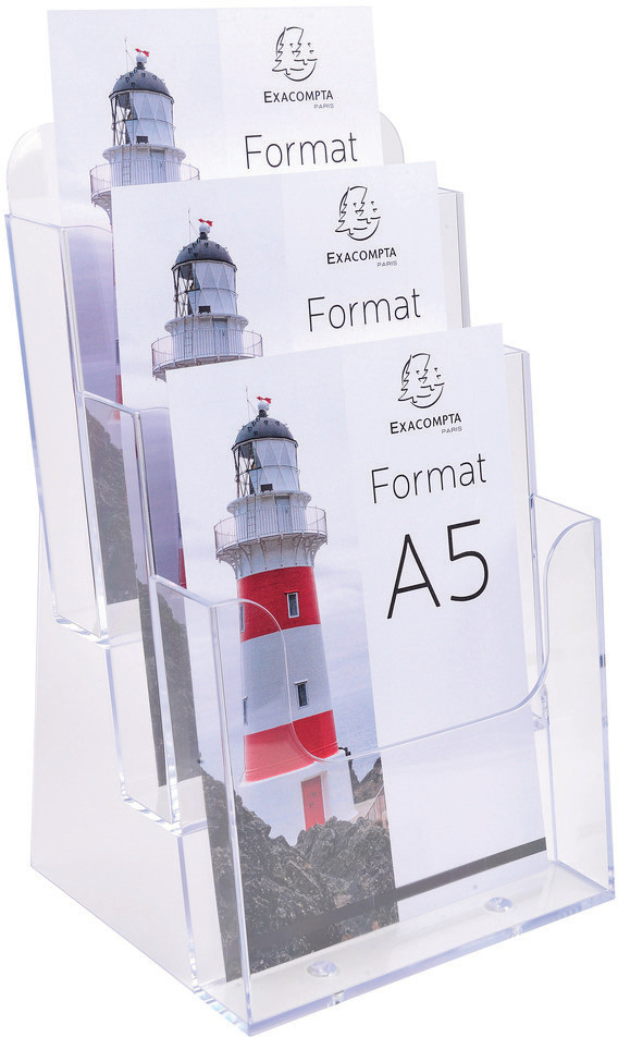 Prospekthalter A5 transparent 154x181x280mm EXACOMPTA 75158D