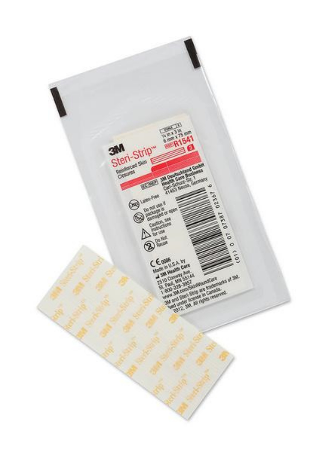 Steri-Strip steril weiss, verstärkt, 6 × 75 mm 50 Stück