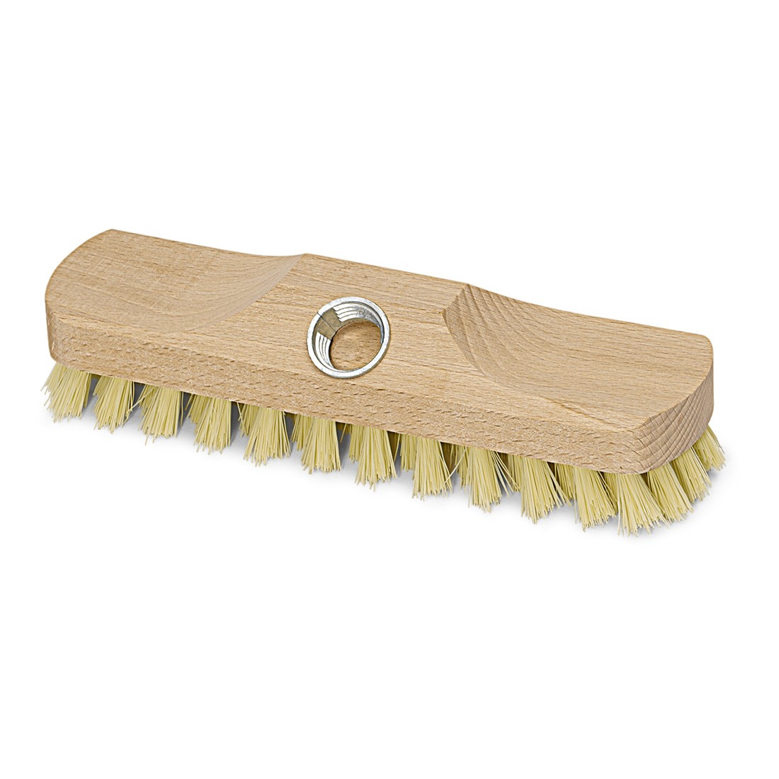 Fegbürste Profi aus Holz mit Gewinde ca. 22 cm breit