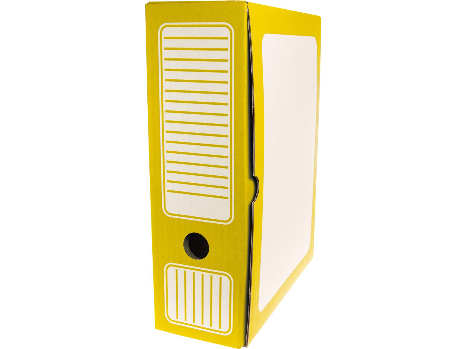 NEUTRAL Archivschachtel 5440.51 gelb, 254x97x335mm 10 Stück