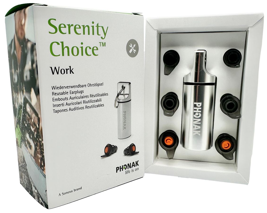 Wiederverwendbare Gehörschutzstöpsel PHONAK SERENITY CHOICE WORK