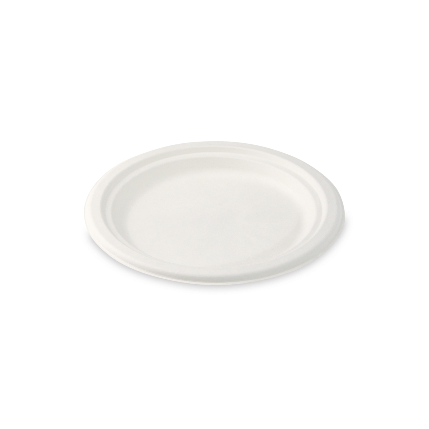 Teller Zuckerrohr-Bagasse 17,5cm - 50 Stück