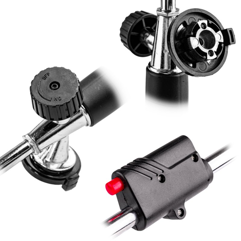 Unkrautbrenner / Unkrautvernichter mit Piezozündung (227g Butangas-Kartuschen)