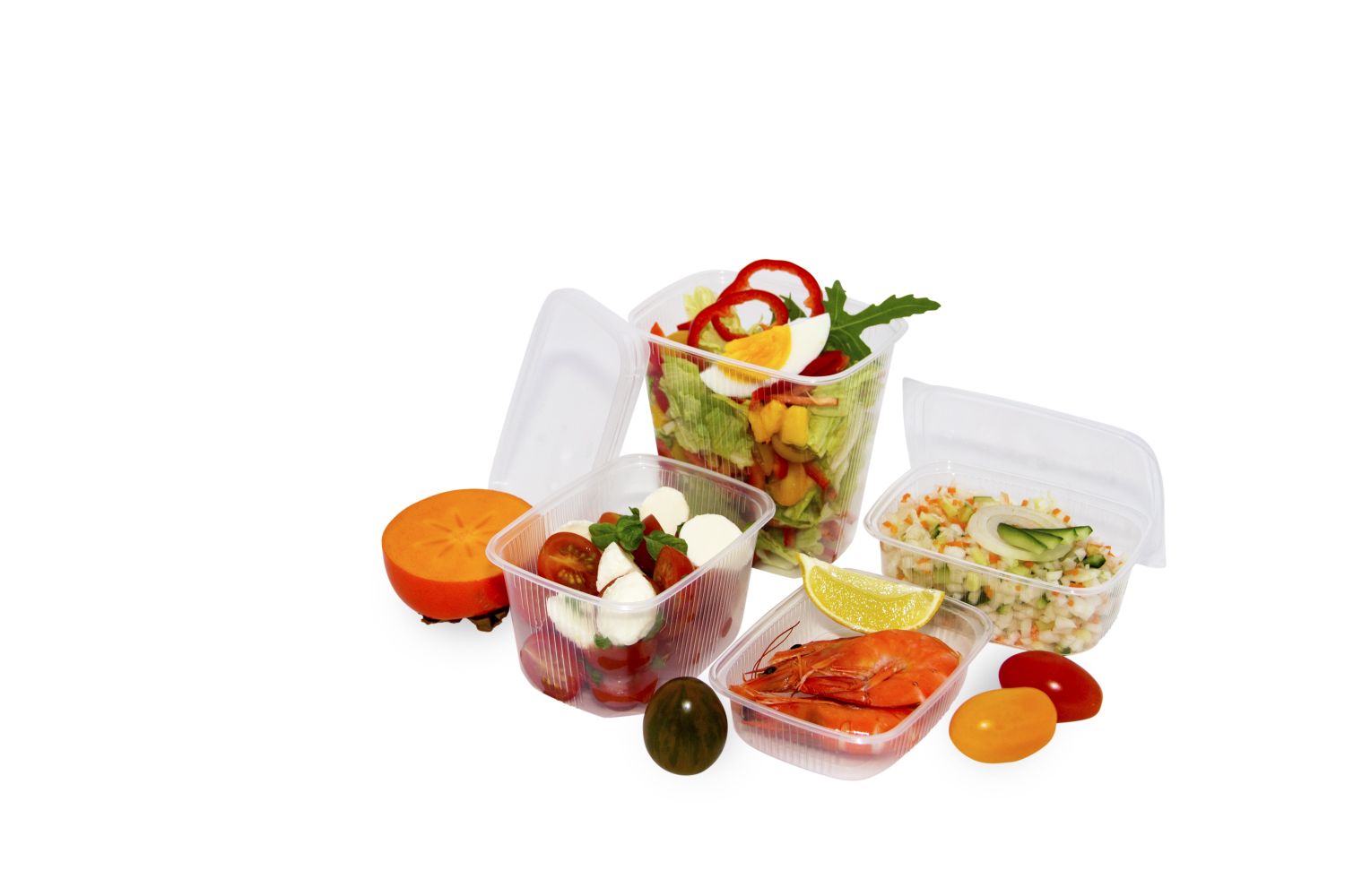 Rechteckbecher (PP) klar 108 x 81 mm 500ml - 100 Stück