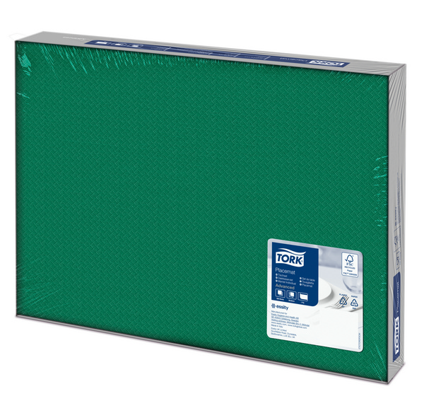 TORK-474559 dunkelgrünes Papier-Tischset -