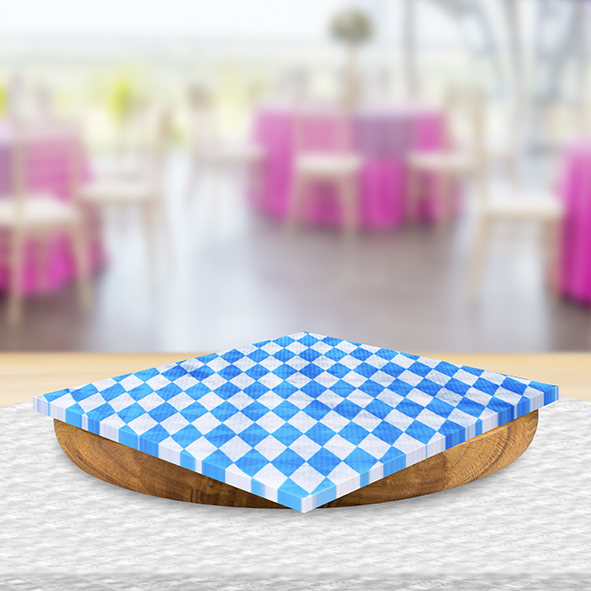 Serviette 1-lagig Bayern blau 33 x 33 cm - 100 Stück