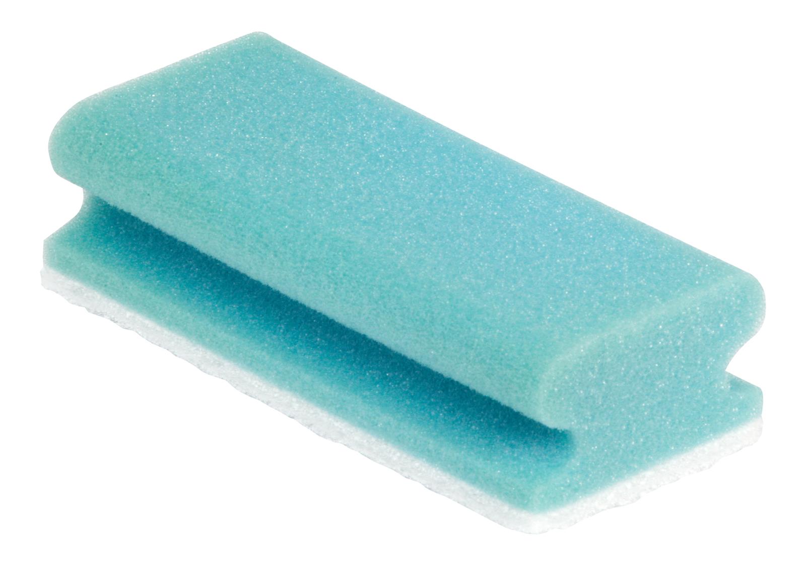 100x Pad-Schwämme Vlies nicht kratzend blau/weiss 95x69x42mm (5000049)