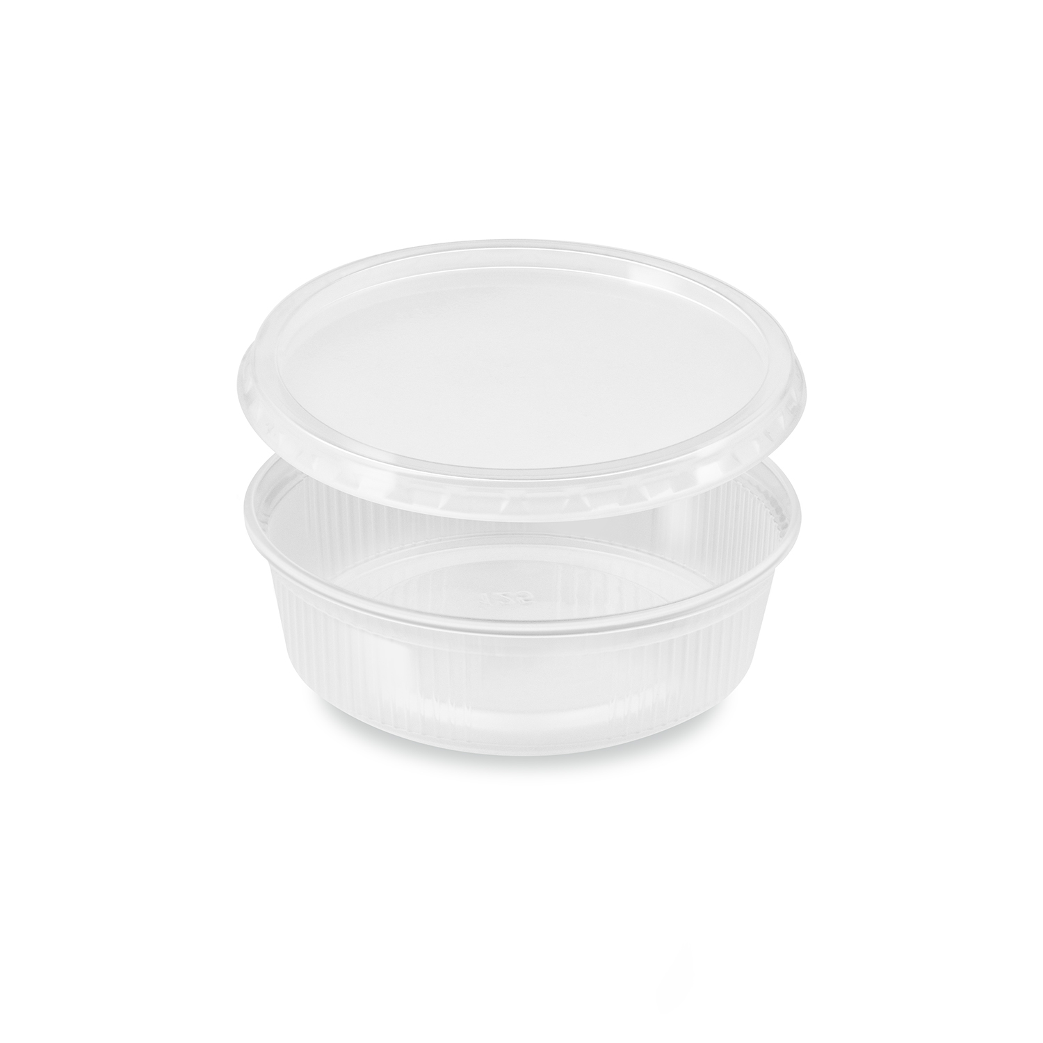 Rundbecher (PP) klar 125ml + Deckel - 250 Stück