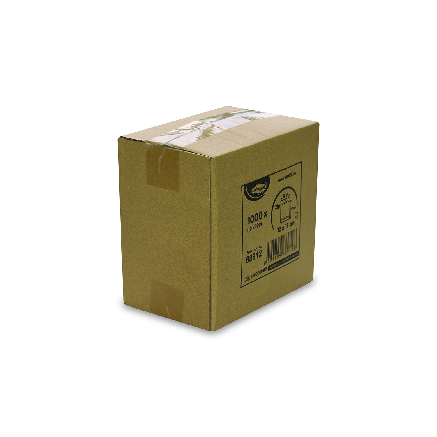 Schnellverschlussbeutel (LDPE) 12 x 17 cm - 1000 Stück