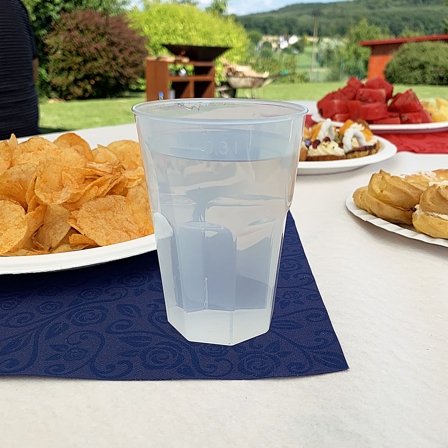 Pfandbecher (PP) extra-stark Cocktail 81mm 0,3L - 15 Stück