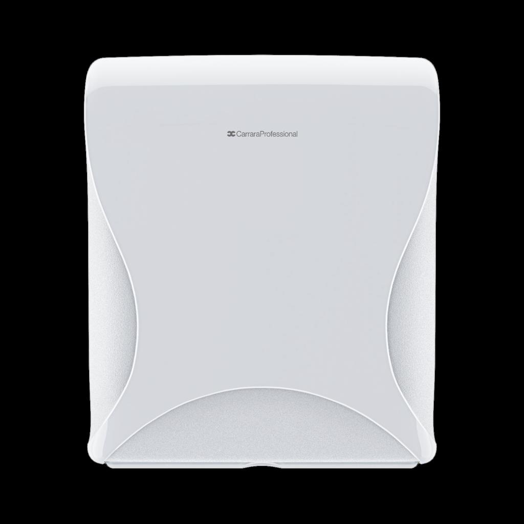 Spender für Toilettenpapier Maxi Jumbo Bulkysoft, weiss, Essentia, 34.5x13.5x29.7cm - 1 Spender