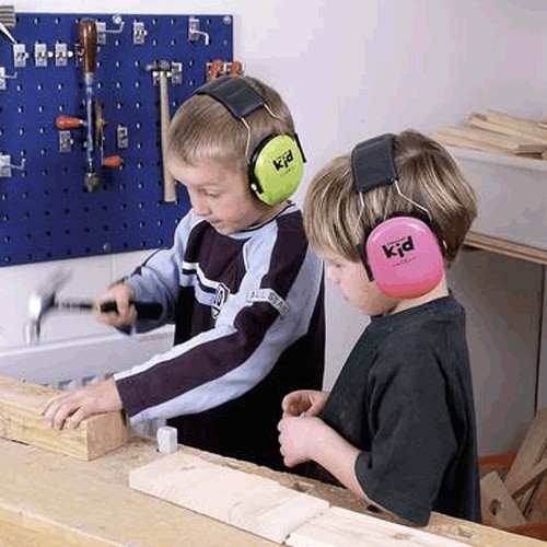 3M Kinder Kapselgehörschutz Peltor KID mit Kopfbügel, SNR 27 dB -1 Stück in Pink