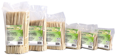 NATURE Star Fingerfood-Spieße FLAG, aus Bambus, 90 mm