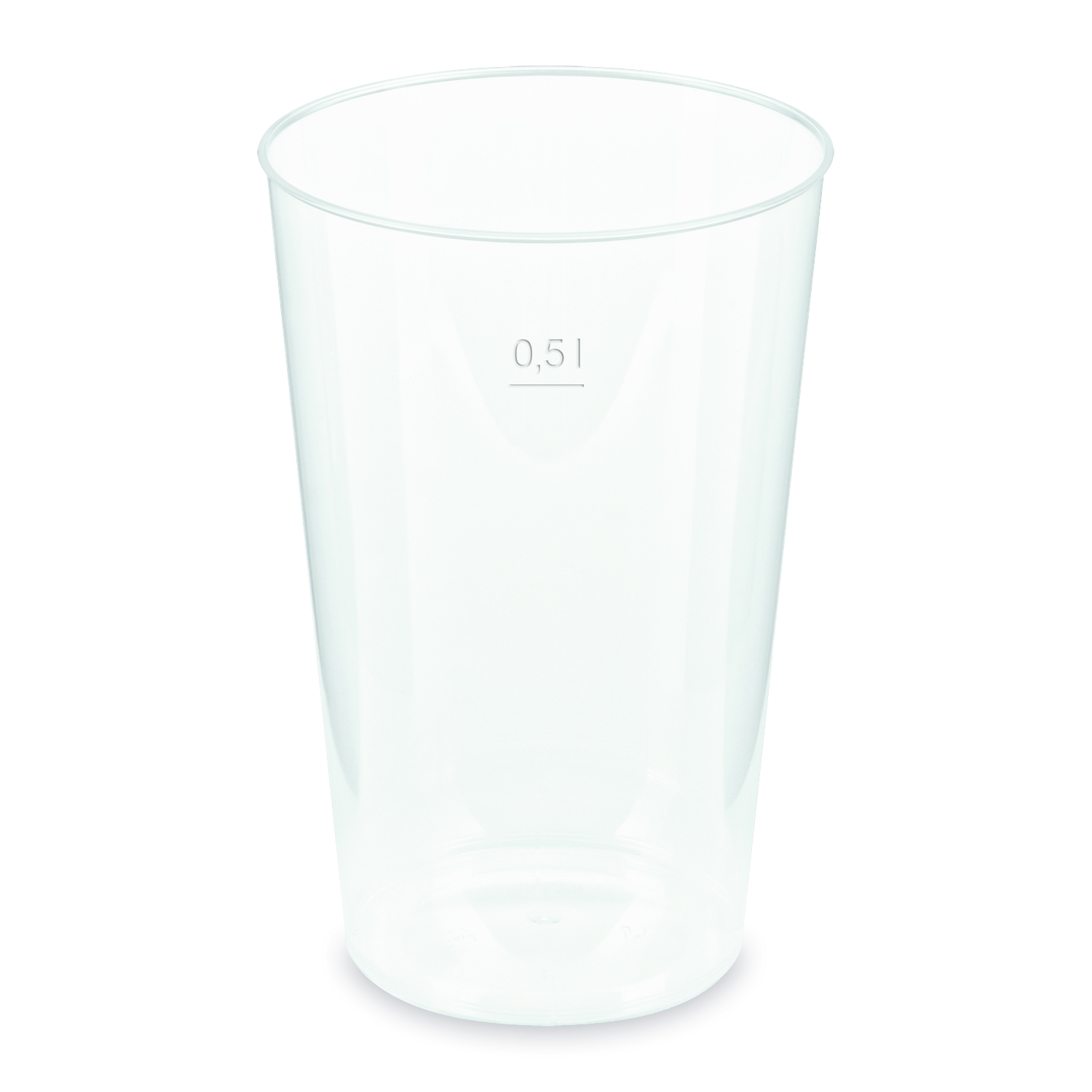 30 Stück Pfandbecher (PP) 91mm 0,5L 500ml