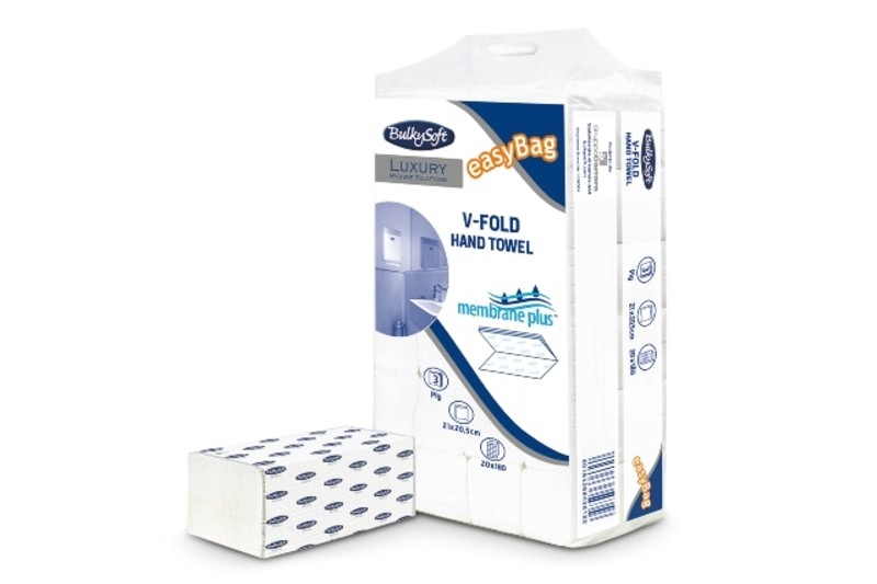 Faltpapier BulkySoft 84561 Membrane Plus V-Falz 3-lagig 20.5x21cm (84594)
