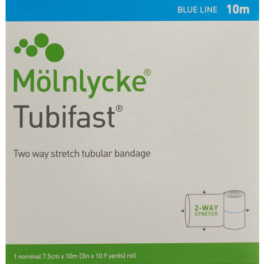 Tubifast Schlauchbandage 7.5cmx10m blau
