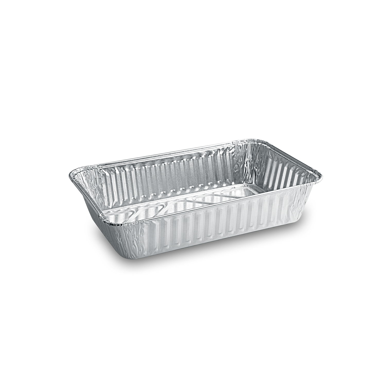 Schale (ALU) eckig 203 x 135 x 40 mm 800ml für Pasta - 100 Stück