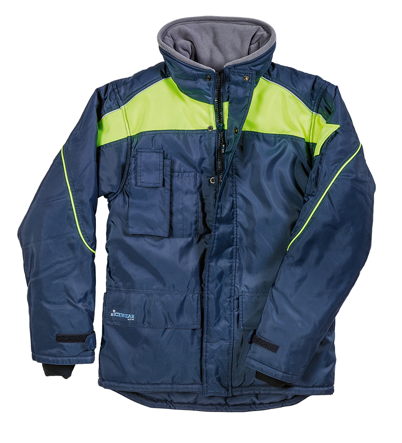 Tiefkühl-Jacke SIOEN TALAU, dunkelblau/leuchtgelb