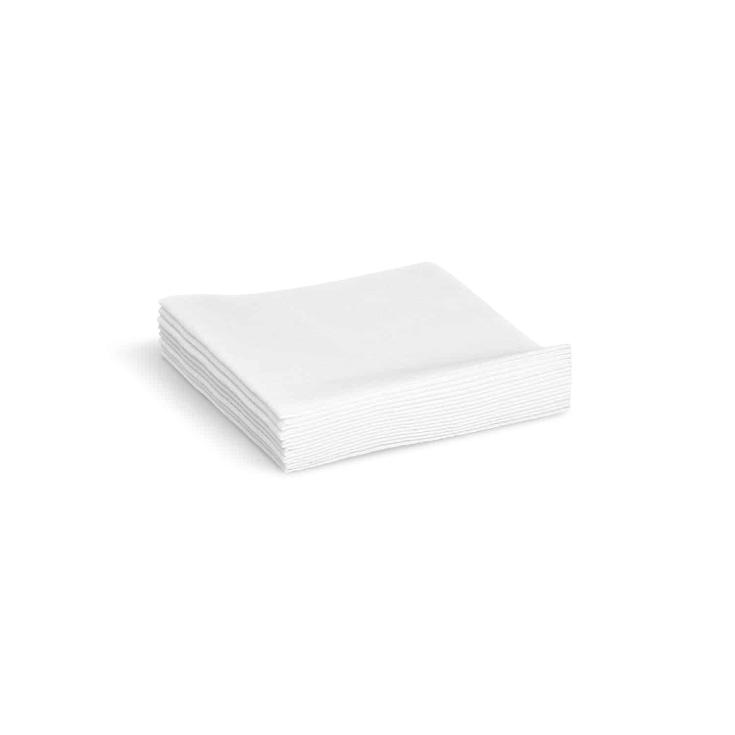Airlaid Serviette PREMIUM weiss 20 x 20 cm - 100 Stück im Spenderkarton
