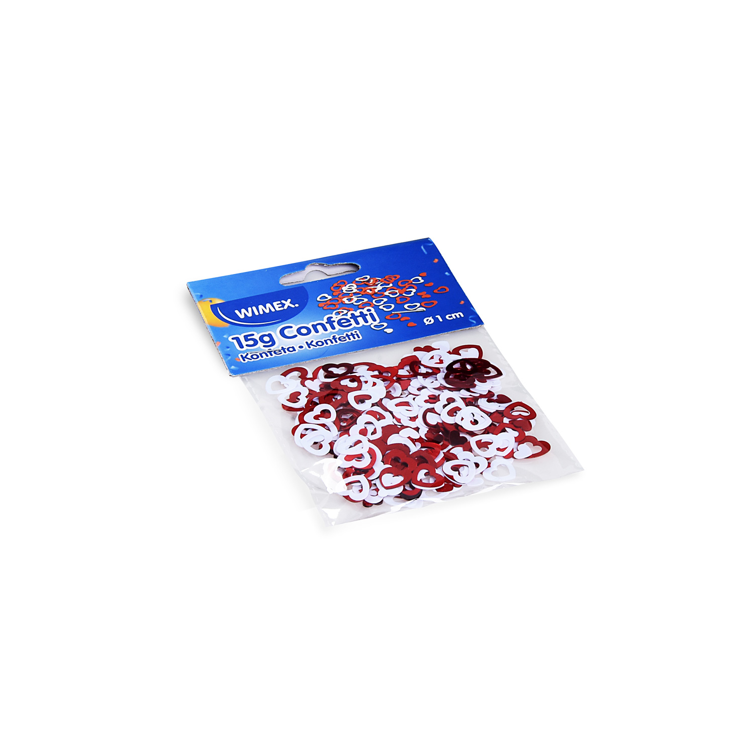 Metallic-Konfetti (PET) Herzen 12mm 15g - 1 Stück