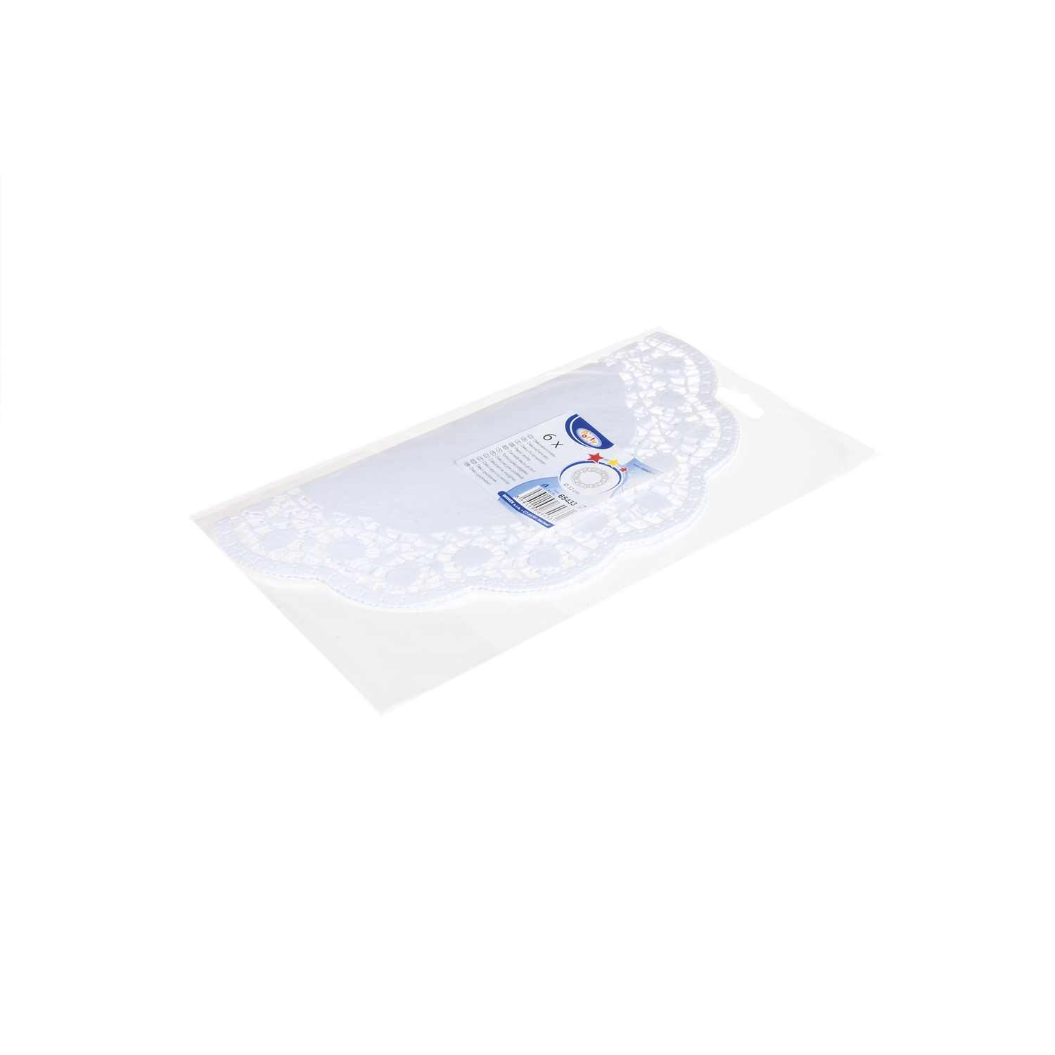 Deko-Tortenspitze PAP rund weiss Ø 32 cm, Packung mit 6 Stück