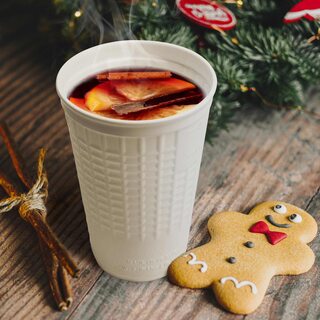 Glühweinbecher (XPP) Airpac Snows Ø78mm 0,2L/0,25L - 50 Stück