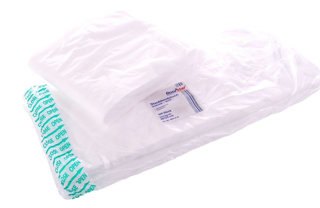 Novolin Staubbindetücher weiss imprägniert- 1 Pack à 100 Tücher