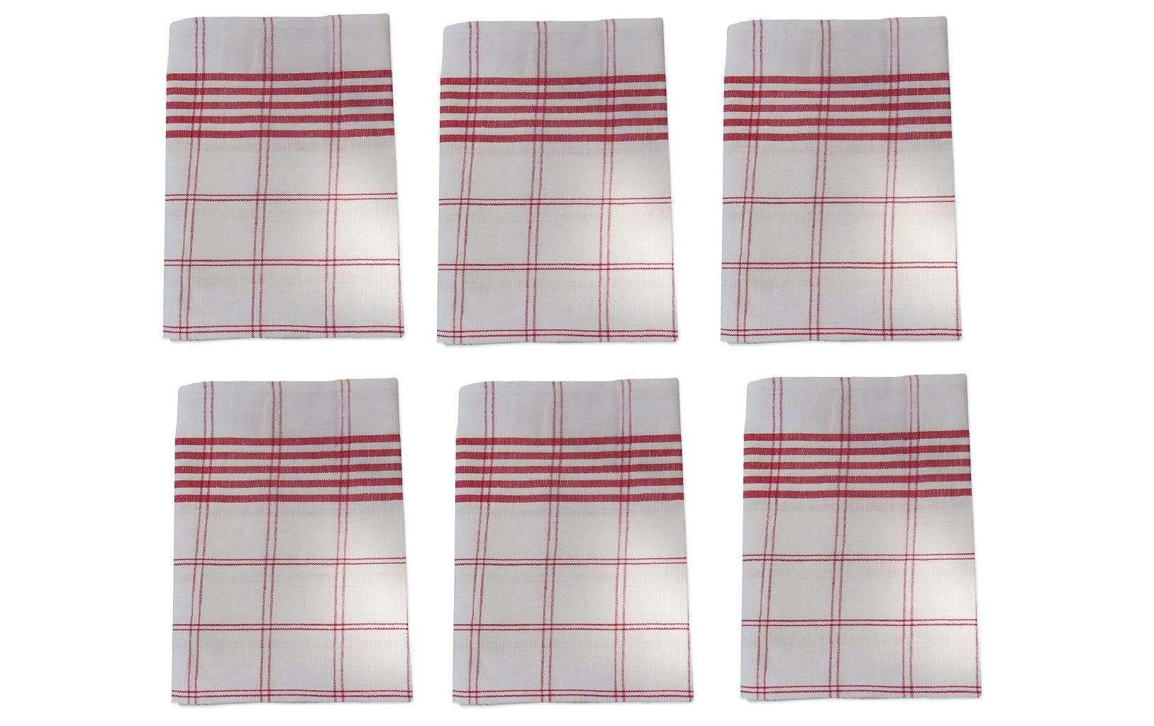 Haushaltsware Geschirrtuch Rot