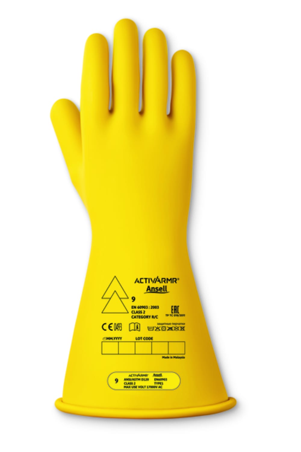 Elektrikerschutzhandschuh ActivArmr RIG214Y
