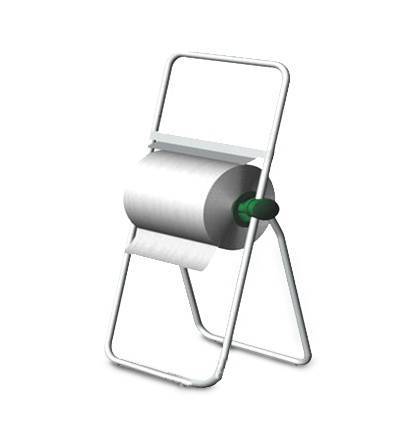 Bodenständer für Papierwischtücher Maxi Bulkysoft, weiss, 48x46x90cm - 1 Spender