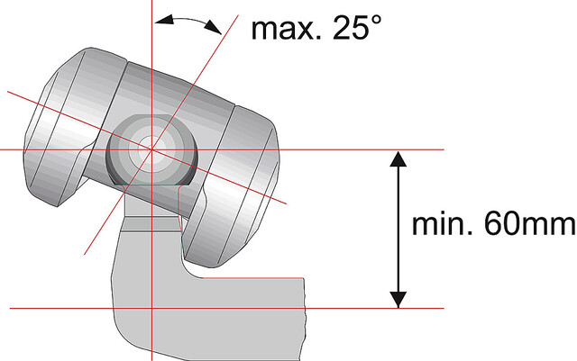 Sicherheitskupplung Al-Ko AKS 3004 horizontal / kreuz schwarzer Griff