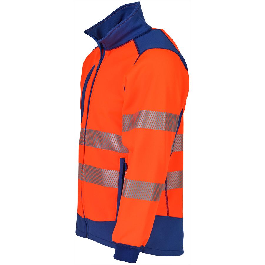 Warnschutzjacke HUSKY II, leuchtorange/blau
