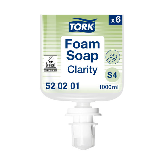 Tork 520201 Öko Schaumseife S4 - Karton à 6 Patronen