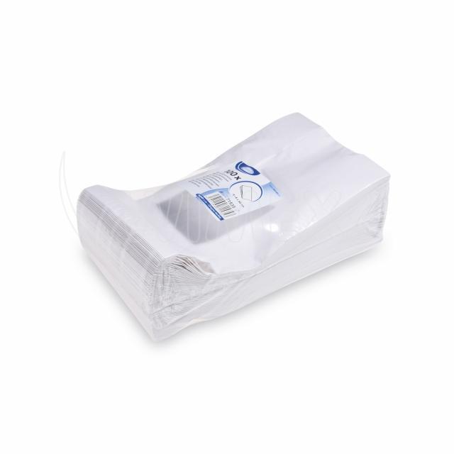 Papierbeutel (PAP,PE) 2-lagig fettdicht weiß 15+8 x 30 cm Maxi - 100 Stück