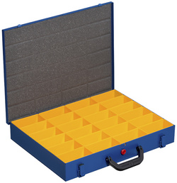 allit Metall-Kleinteilekoffer EuroPlus Pro M 34L-14, blau