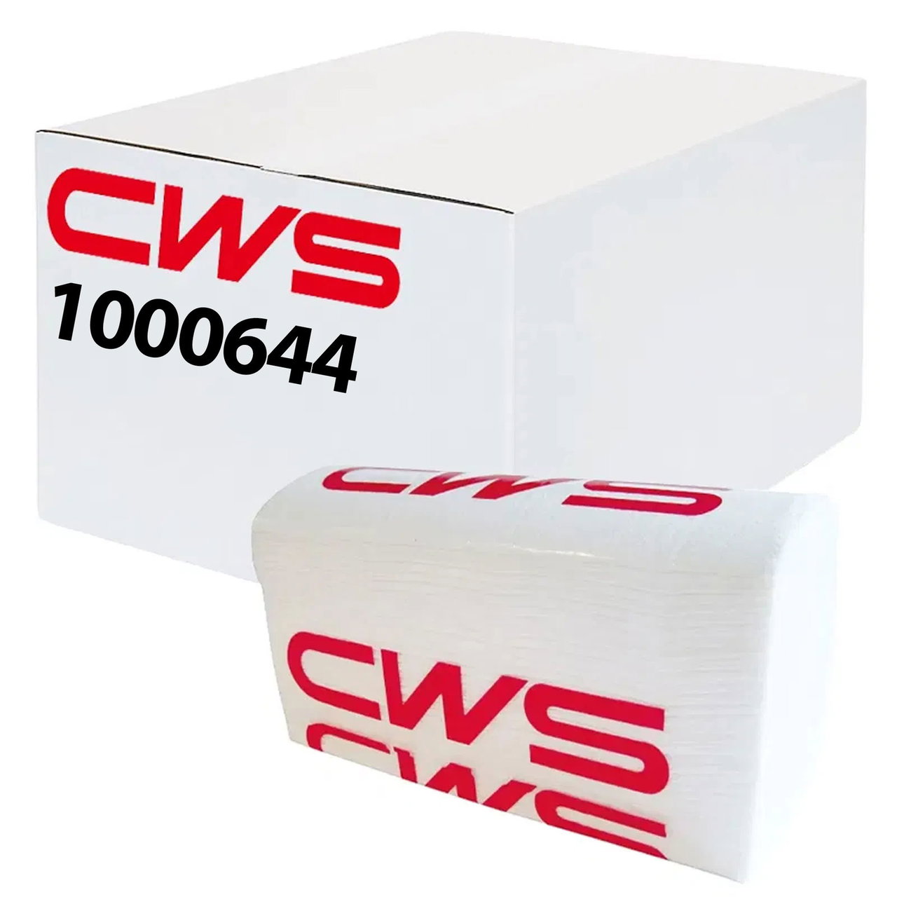 CWS 1000644 Faltpapier Classic V-Falz 2-lagig weiss, 3000 Blatt