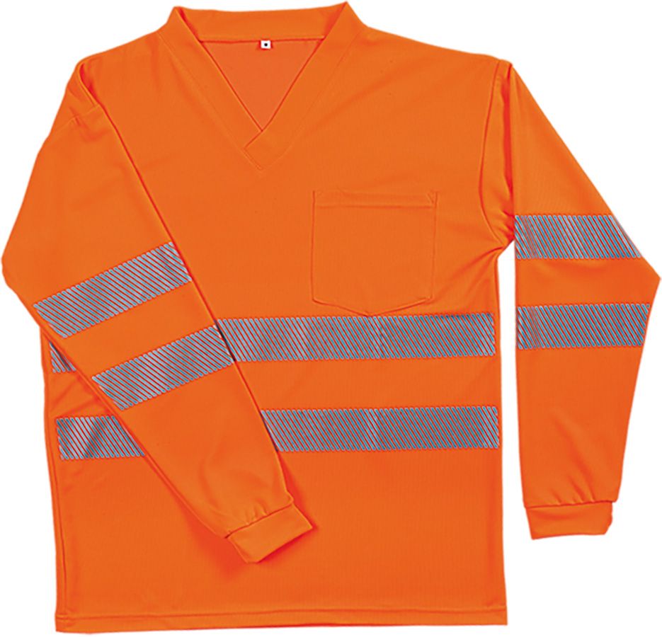 Warnschutz-Langarmshirt BIOACTIVE REFLEX, leuchtorange