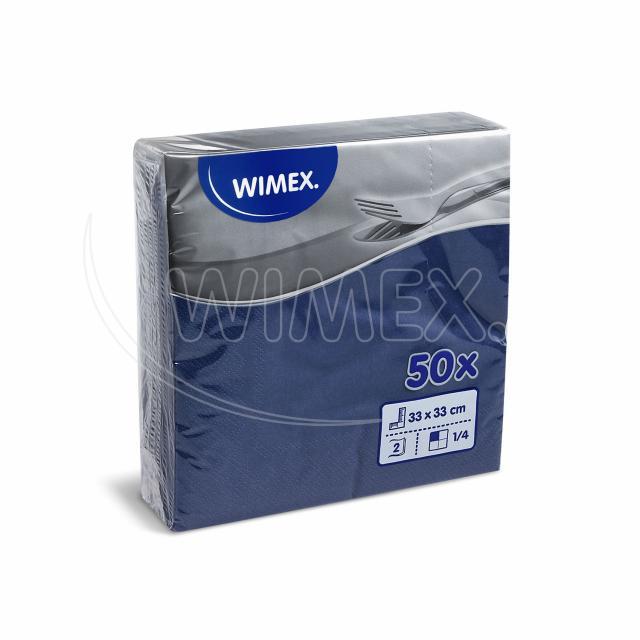 Serviette 2-lagig dunkelblau 33 x 33 cm - 50 Stück