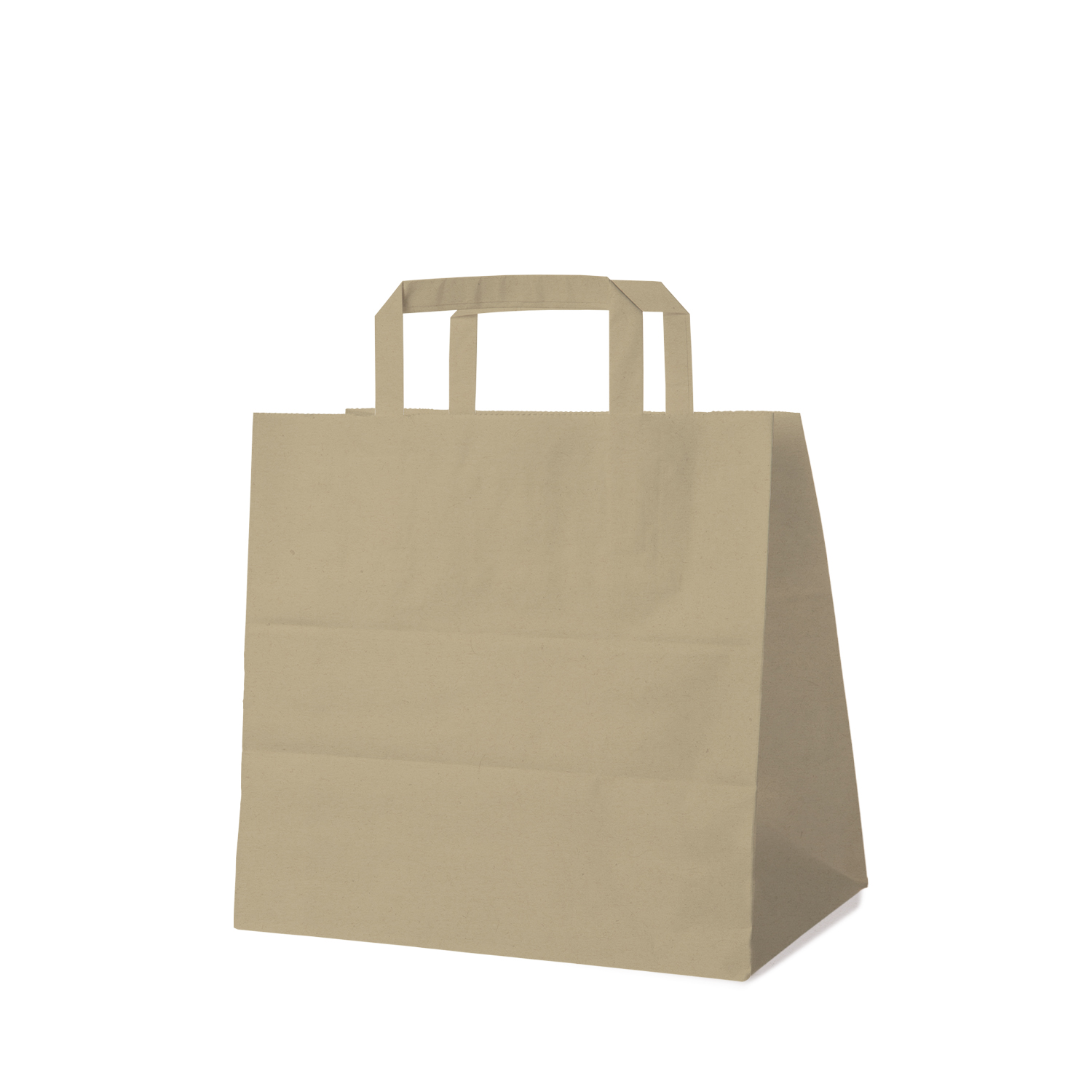 250 WIMEX Premium Papiertragetaschen braun 26 + 17 × 25 cm, 90 g/m²